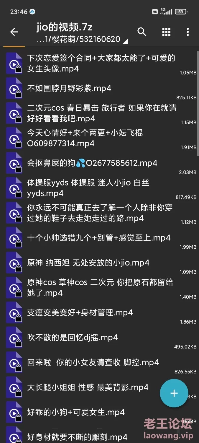 一些素的脚短视频 [1-94.78mb]