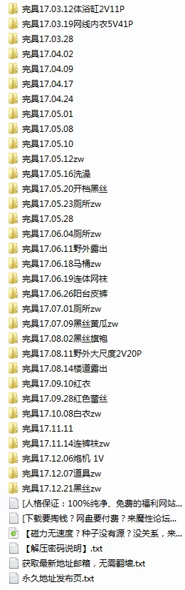 《自行打包》精度去重完具2017年整理完毕合集《4.97G》《百度云》 [-]