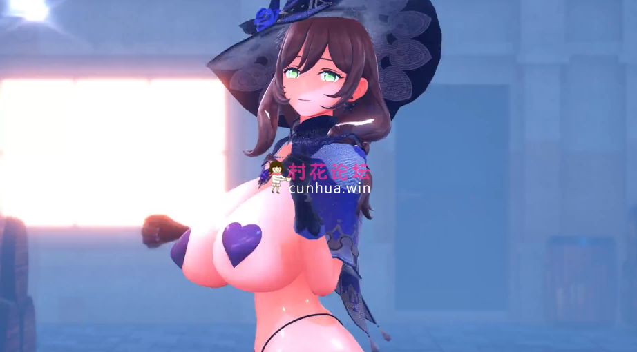 《自行打包》原神MMD（凝光-北斗-丽莎）脱了衣服跳越南扭臀舞《多V 687M》《百度盘》