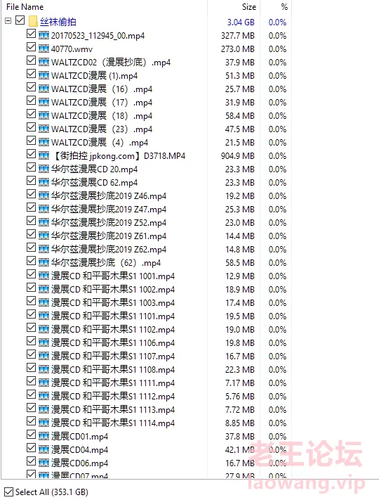 《重磅足控資源》353G要啥有啥 legsjapan,漫展 [>100v/p-353.1GB]