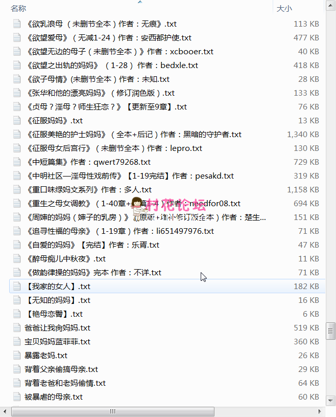 [自行打包]587部母子-绿母-妈妈系类型エロ小说大合集[117M][百度云]
