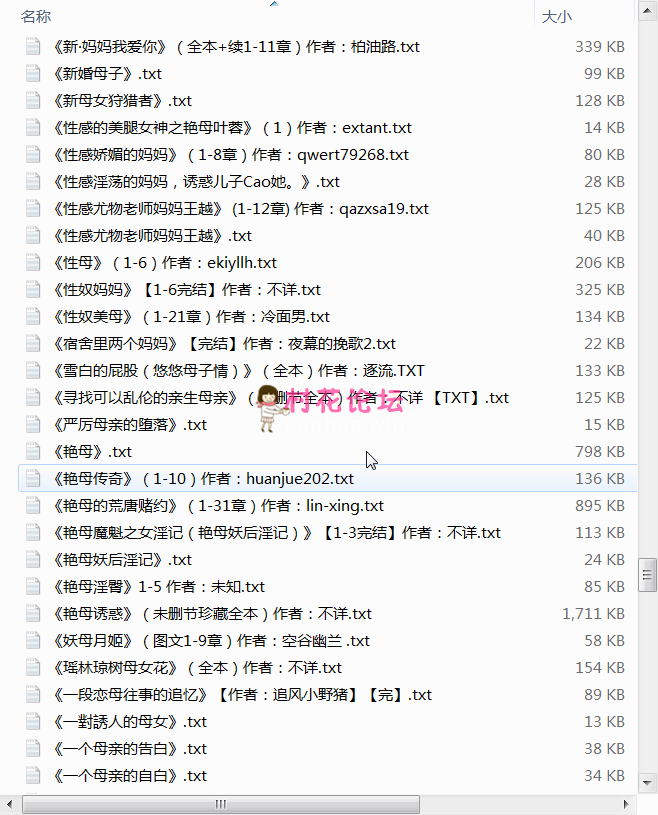 [自行打包]587部母子-绿母-妈妈系类型エロ小说大合集[117M][百度云]