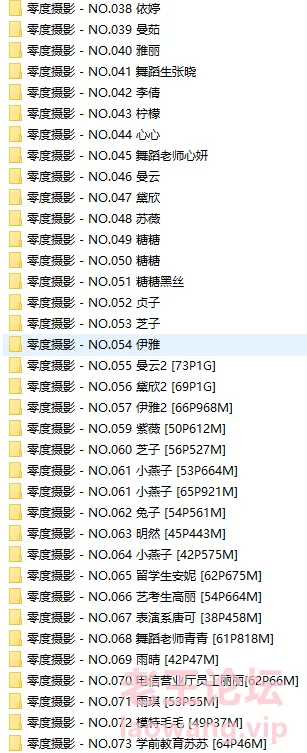 《申精》零度摄影整理合集 [NP-36.3GB]