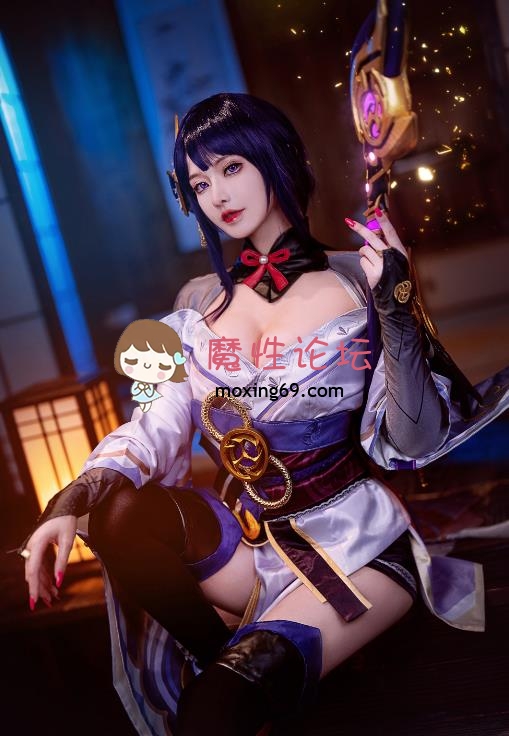 cosplay露兒大魔王 - 雷电将军 17P-96M  《百度云》