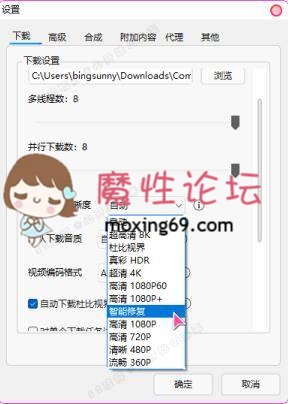 分享[度盘][Windows] B站视频下载器 Bili23-Downloader v1.55.0 新春版，支持自动高音画质