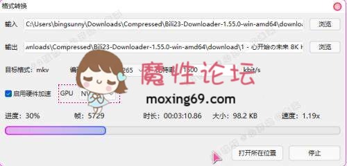 分享[度盘][Windows] B站视频下载器 Bili23-Downloader v1.55.0 新春版，支持自动高音画质