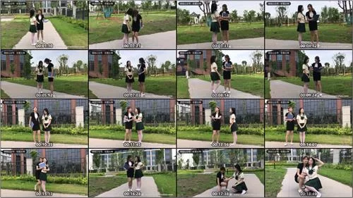 初夏女神-双双、幺幺-姐妹花户外短裙丝袜美腿 [160p1v-1g]