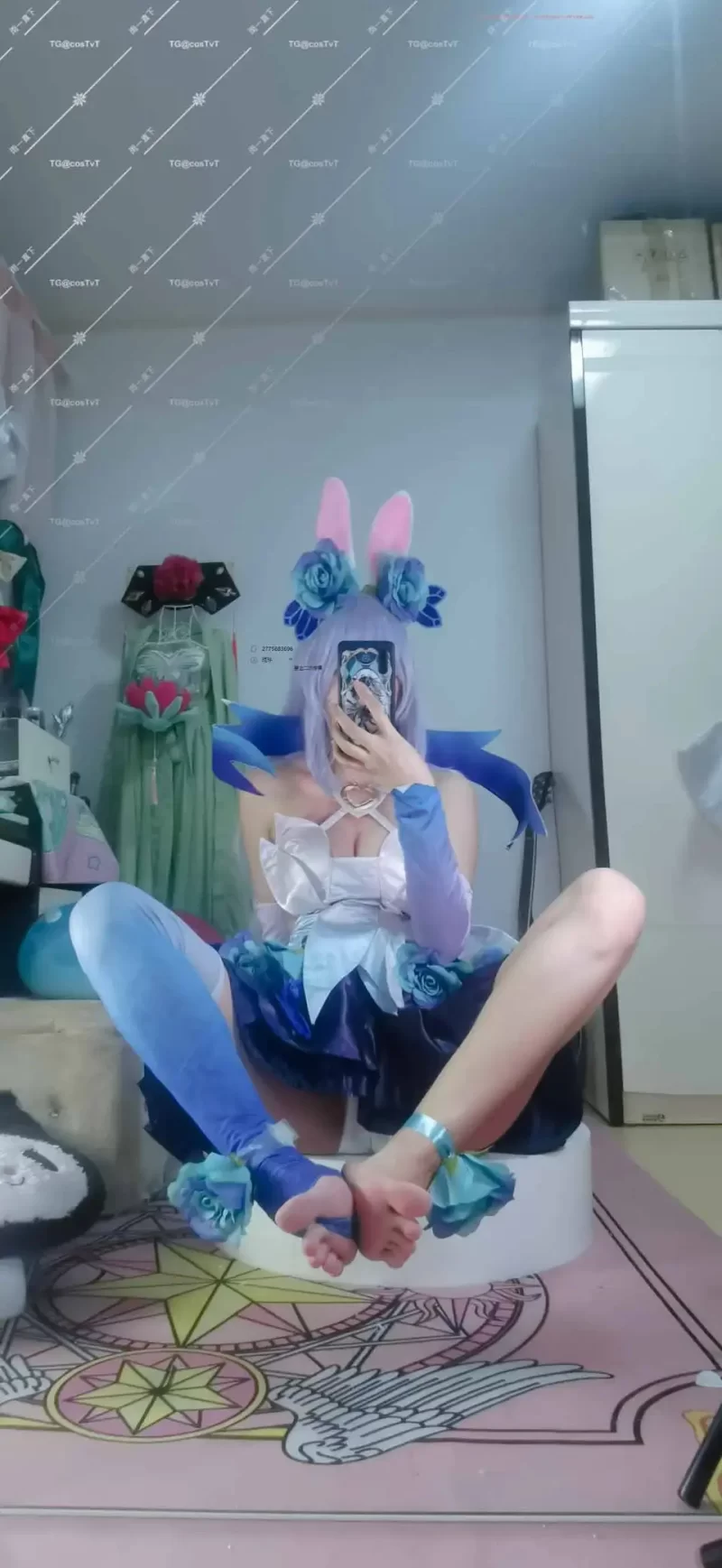 ✅沐沐酱 – 王者荣耀公孙离花间舞新版✅ [4V-206MB]