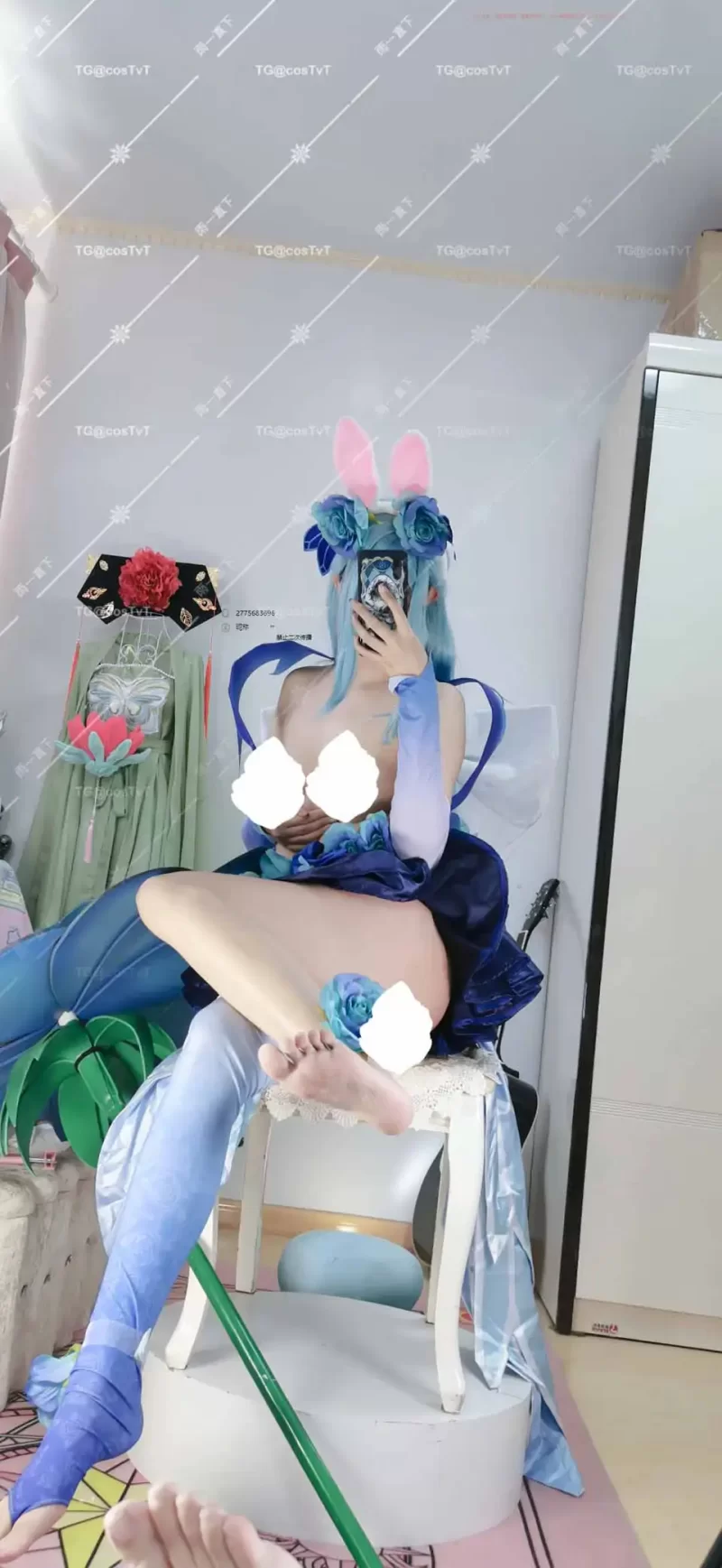 ✅沐沐酱 – 王者荣耀公孙离花间舞新版✅ [4V-206MB]