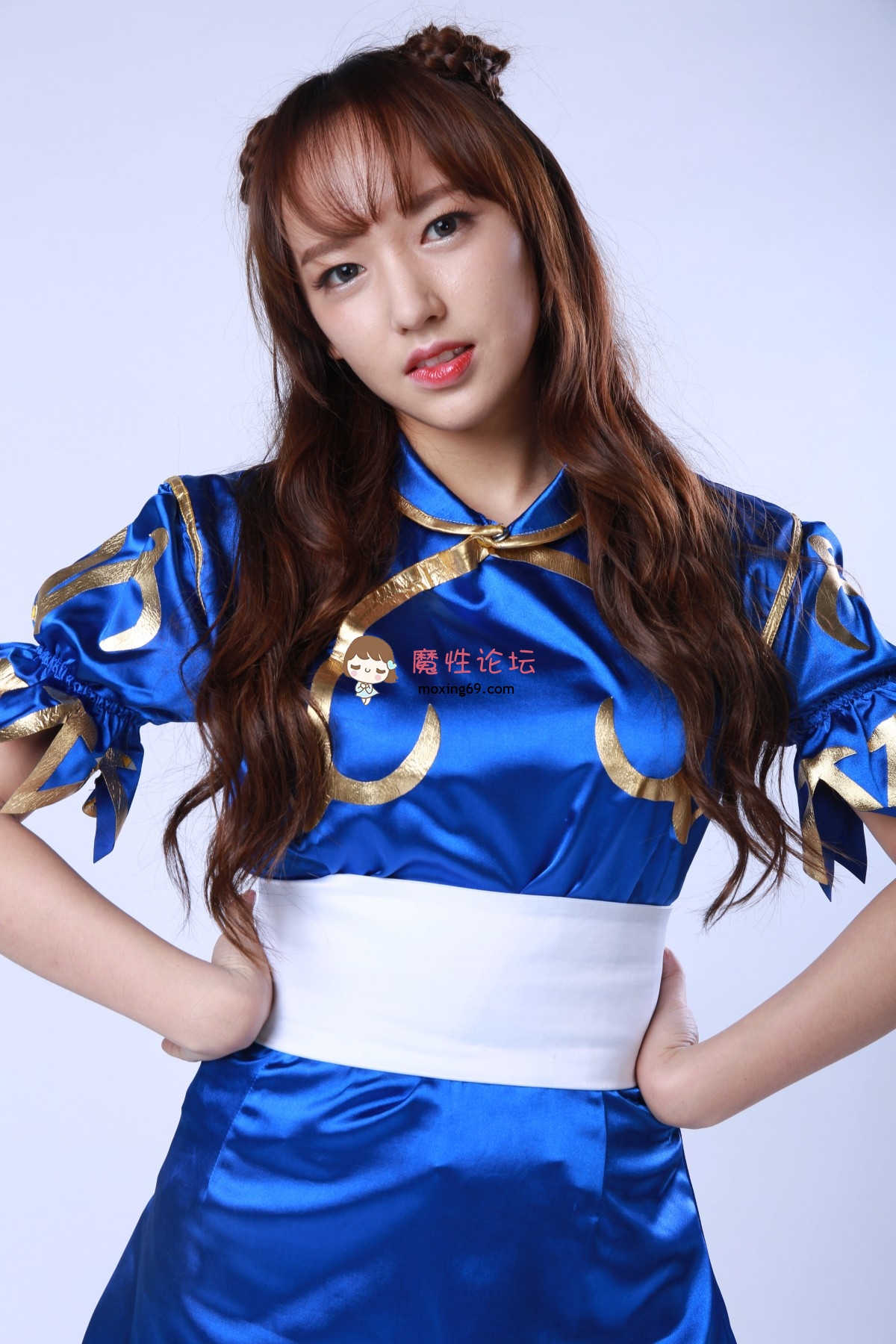 综艺节目程潇 棚照生图 街头霸王-春丽旗袍格斗服（CR2）[56P 1.4G]夸克