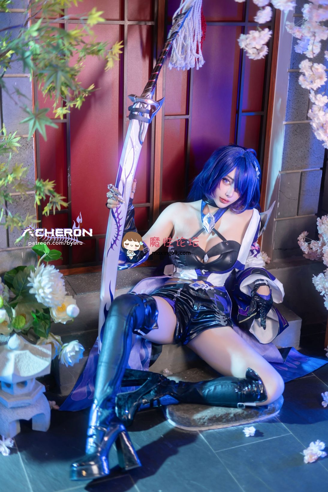 cosplayByoru Vol.195 Honkai Star Rail Acheron [57P11V-1.17GB][百度网盘]