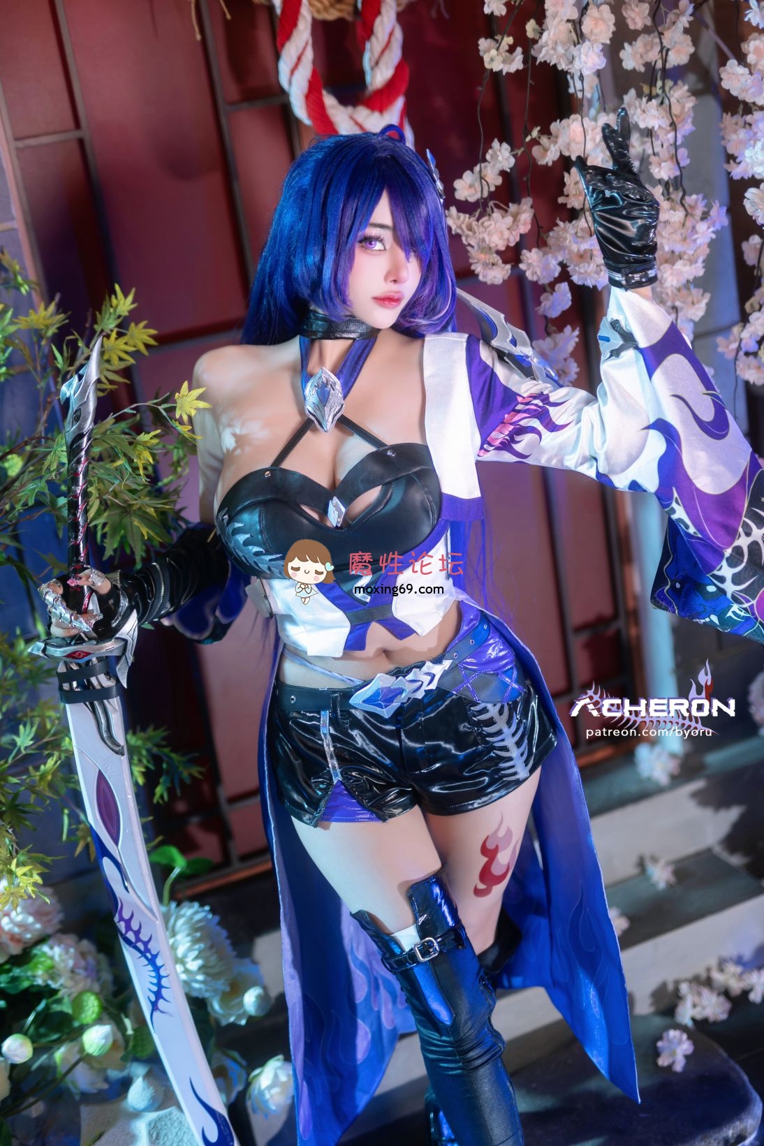 cosplayByoru Vol.195 Honkai Star Rail Acheron [57P11V-1.17GB][百度网盘]