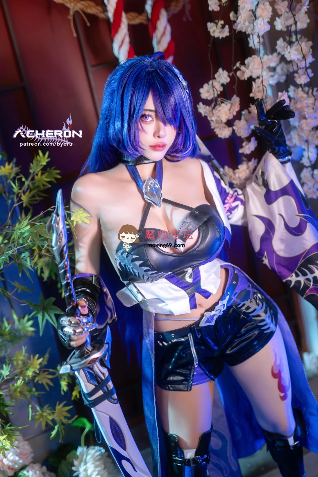 cosplayByoru Vol.195 Honkai Star Rail Acheron [57P11V-1.17GB][百度网盘]