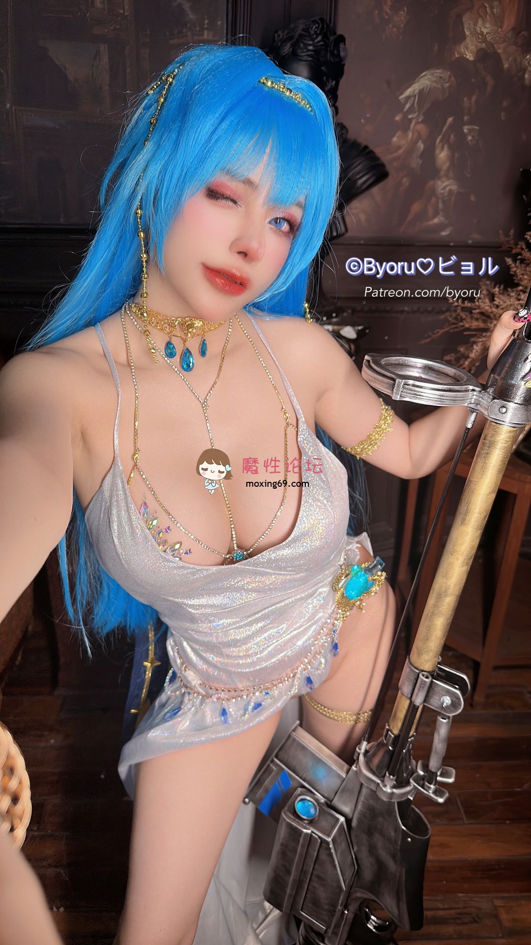 cosplayByoru Vol.200 Helm Chanderlier ?NIKKE? [63P8V-1.44GB][百度网盘]