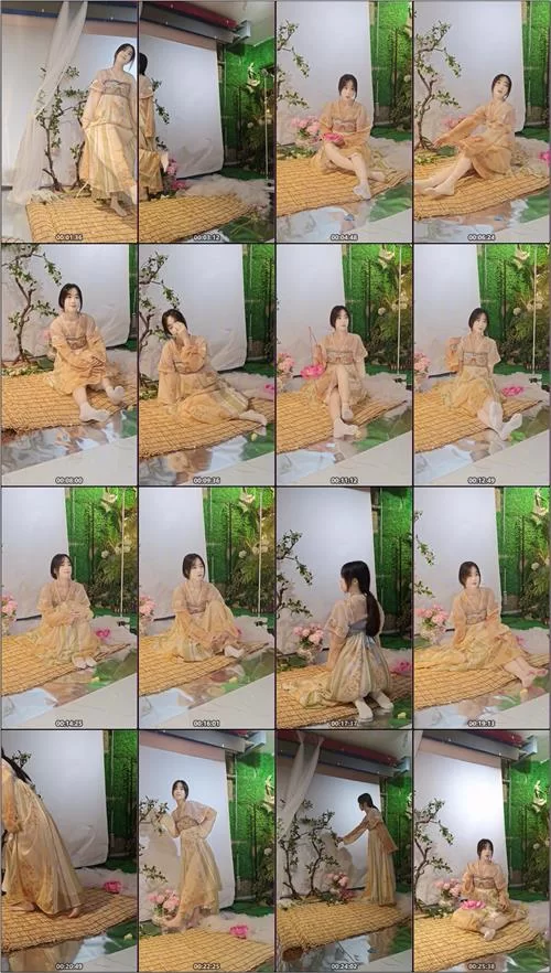 绮梦摄影-Aubrey-可爱古风棉袜裸足美腿 [168p1v-1.4GB]