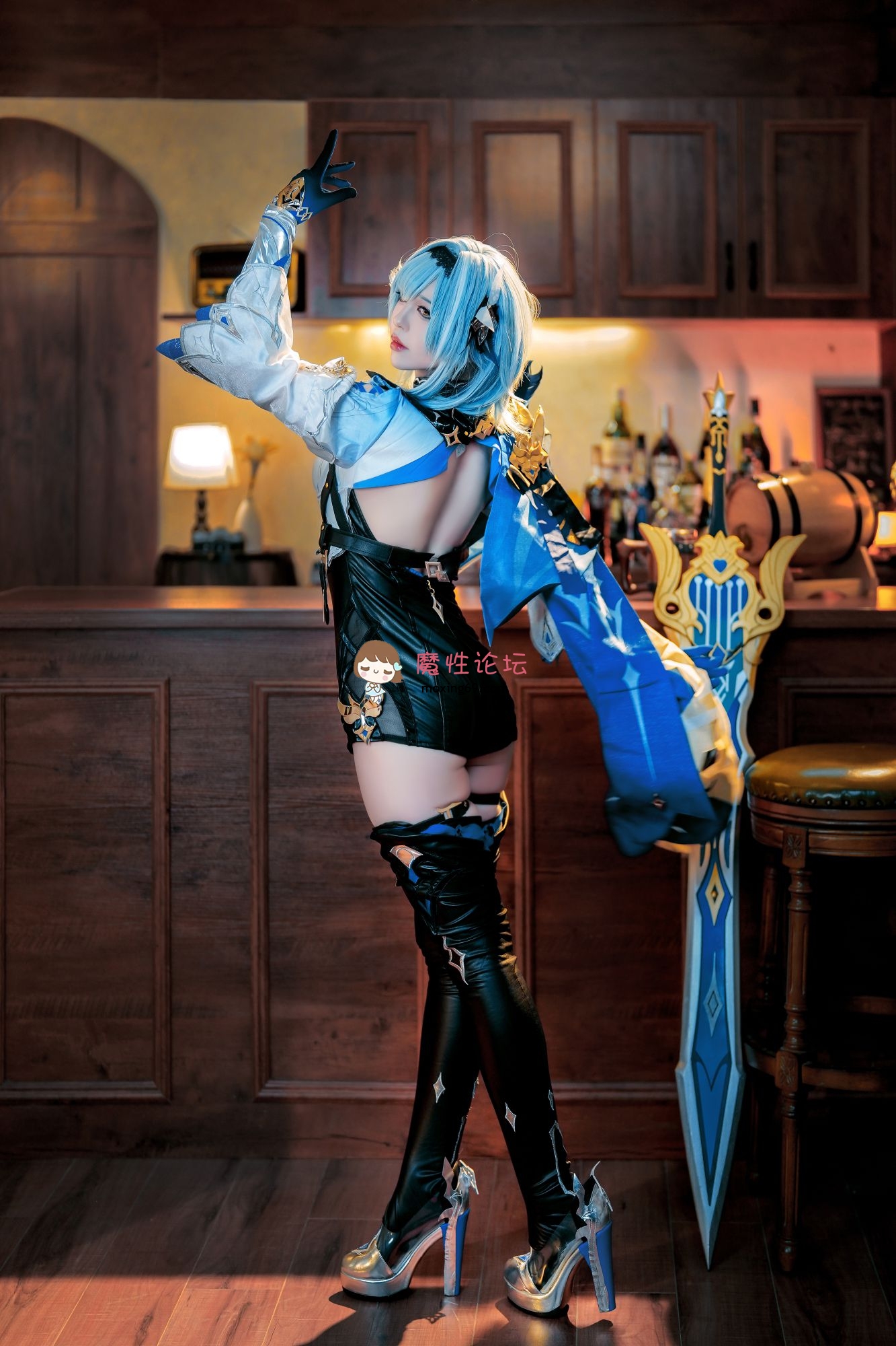 cosplay半半子 Vol.070 原神优菈[76P7V-525MB][百度网盘]