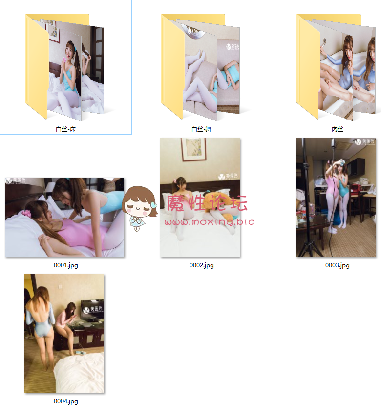 [美莲色]极具诱惑力的姐妹丝袜恋足套图[54p+250m百度网盘]