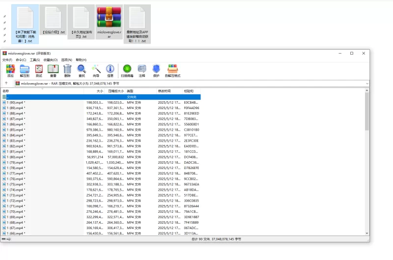 @miolovesglove紧身丝袜 OF合集 [90V-35GB]