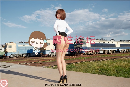 [妖精社] T2042《唐飞飞-逆光车站》[75P-416M 百度网盘]