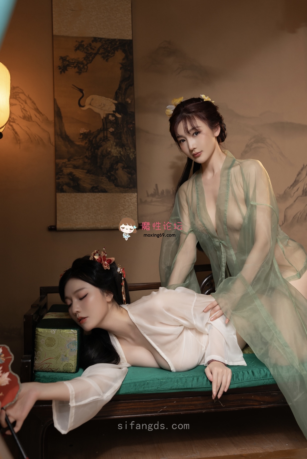 流出秀人网 陆萱萱 安然 双女情趣古装诱惑 互摸 乳贴《80P2V 1.43G》