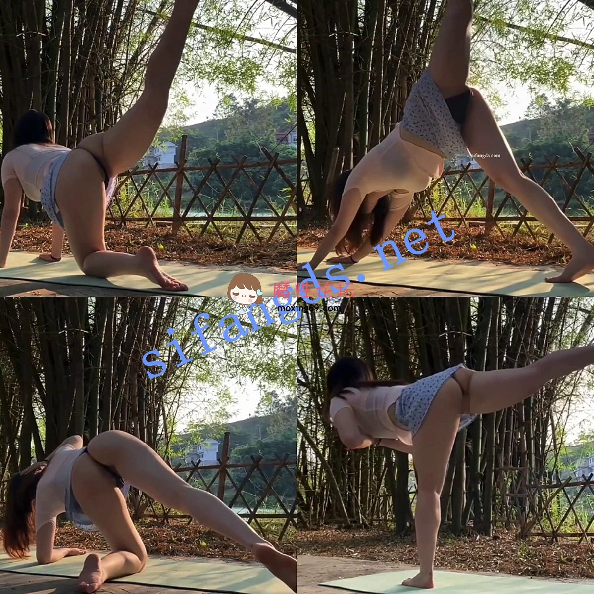 国产自拍瑜伽博主《周奕亲》露点裸体瑜伽 高难度展示无毛肥逼《20V+4.82G-百度》