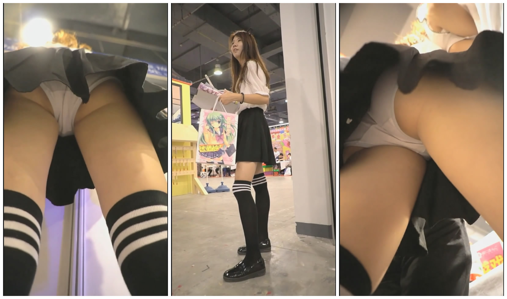 剧情国产大型漫展精彩抄底系列 大长腿jk制服美眉可爱的内内被卷入了半边[2V 875 MB] [BT]