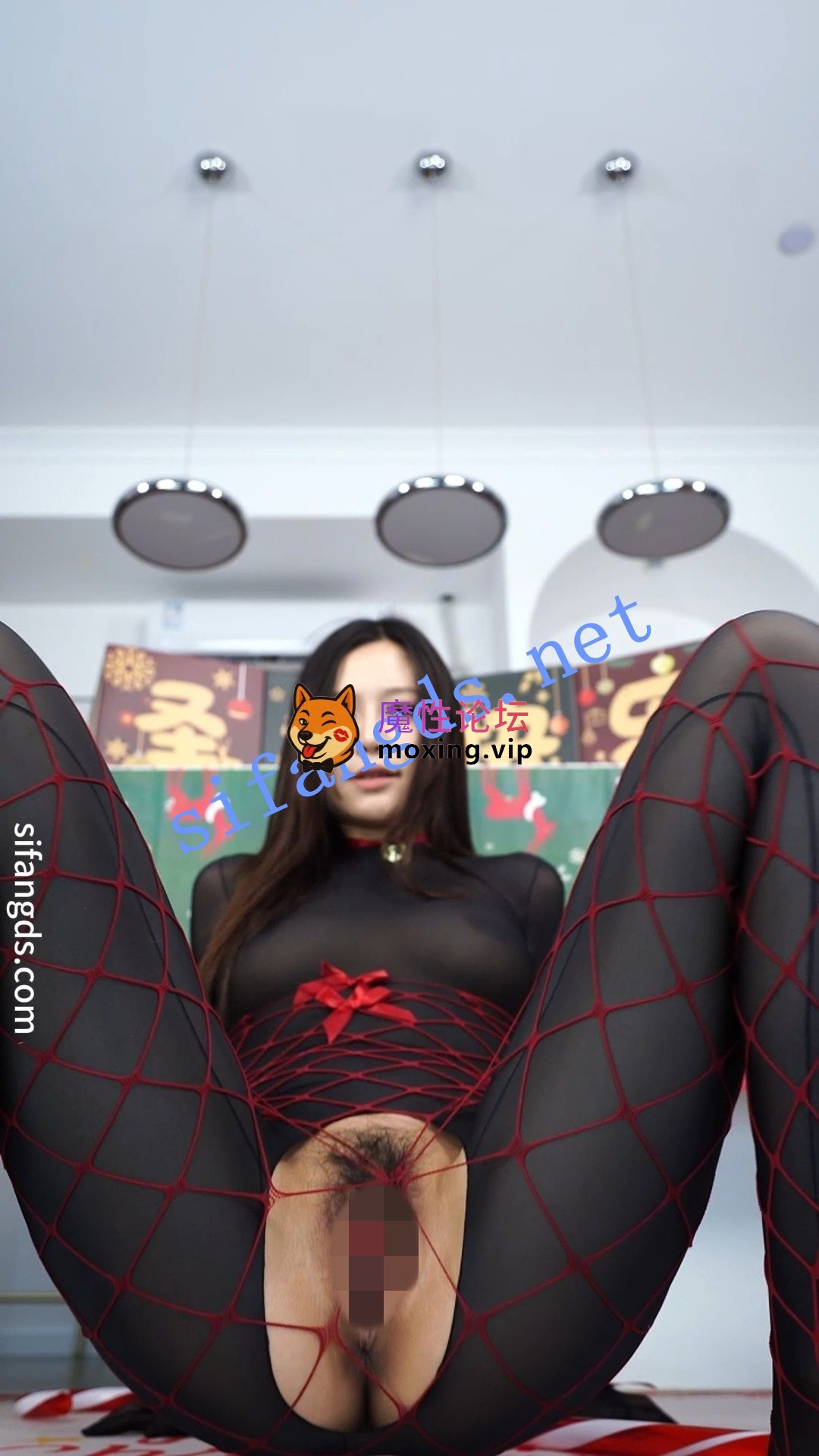 跳舞《高价》顶级舞团《U秀》芝涵 圣诞特别篇超大尺裸舞 身材一级棒！《16V+4.42G-百度》