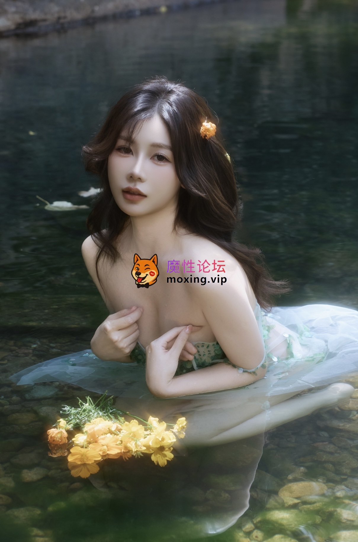 流出秀人网 尹甜甜 户外小溪边 裸体自摸《73P 1.61G》