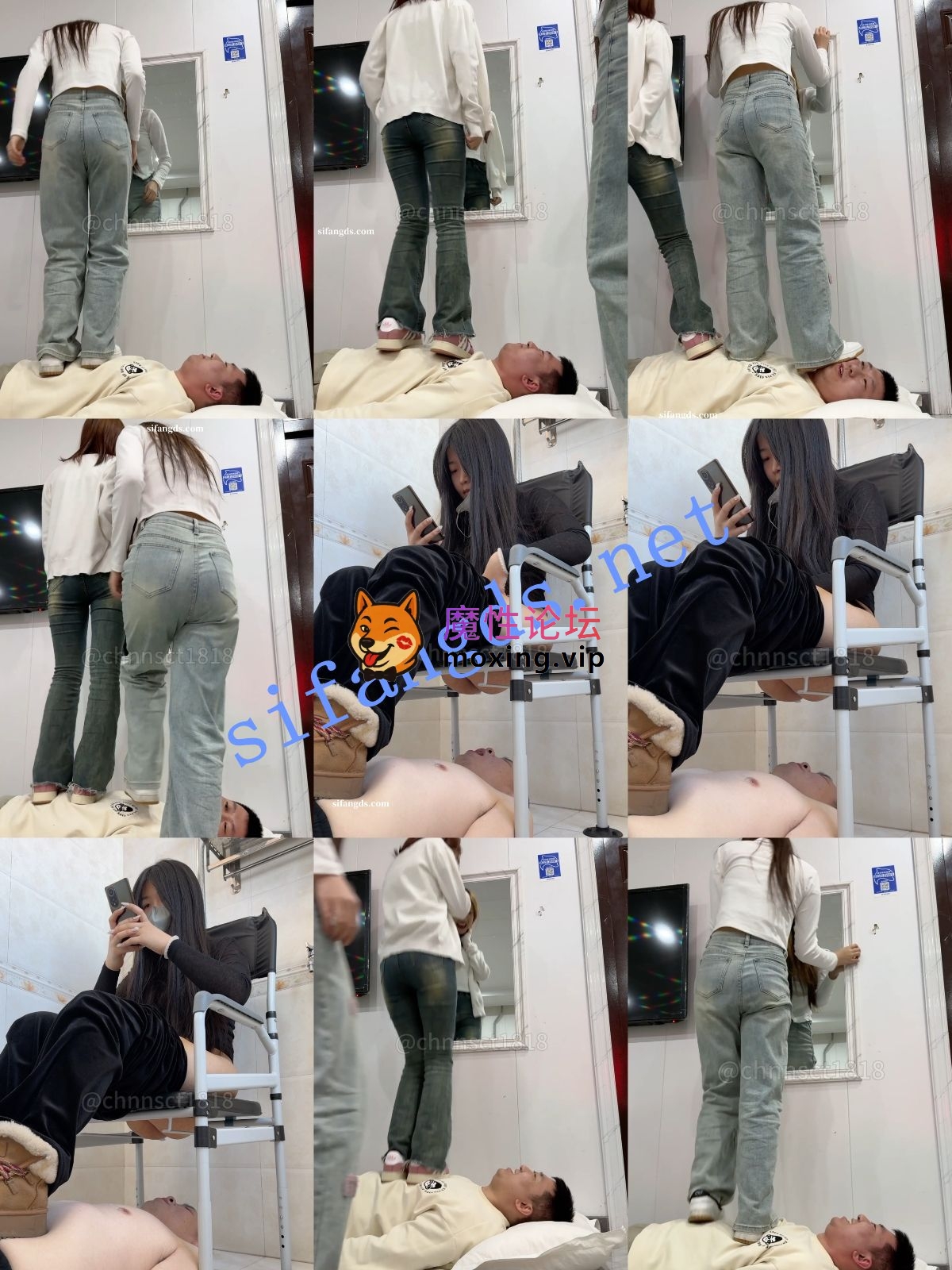 国产自拍《重磅》与精神小妹那些年VIP精选 黄金 舔脚 足交 踩脸等《7V+6.92G-百度》