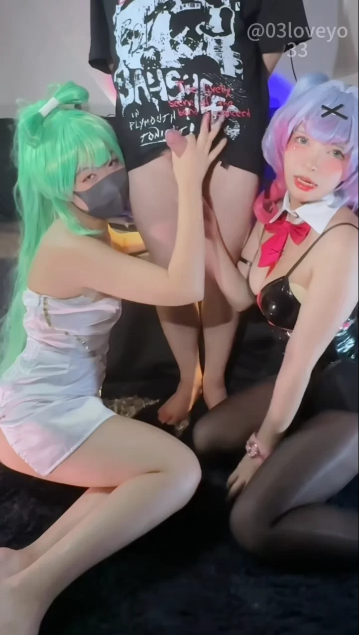 03love兔子洞cos足交，依旧是双人榨精双倍快乐❤️ [1v-353mb]