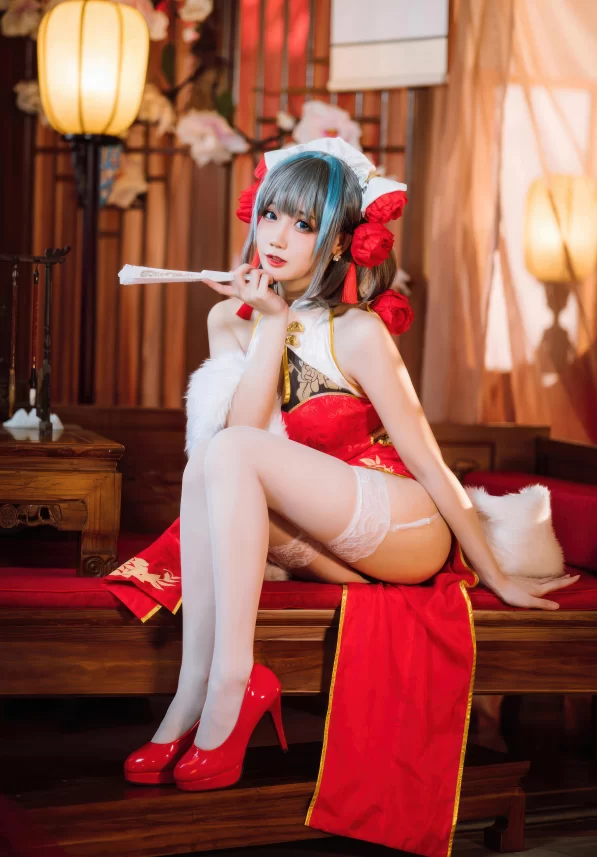 焖焖碳_柴郡 新春旗袍 [29P] [29P-260m]