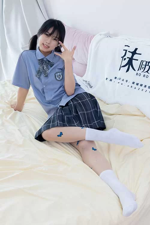 袜啵啵-奶油-jk制服白棉袜、蝴蝶薄肉丝[160P-1V-1.4G百度网盘] [160p1v-1.4GB]