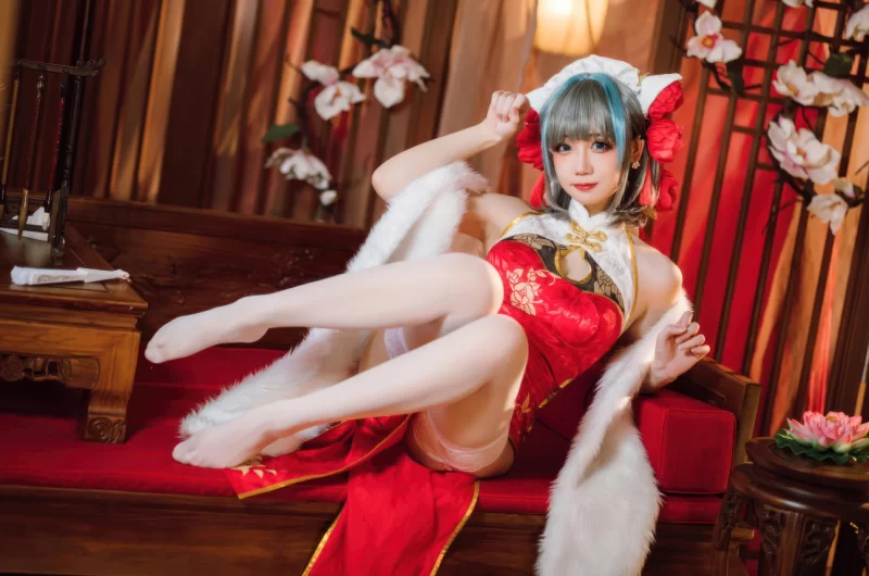 焖焖碳_柴郡 新春旗袍 [29P] [29P-260m]