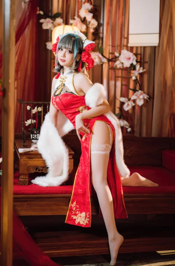 焖焖碳_柴郡 新春旗袍 [29P] [29P-260m]