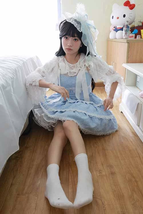 IMZSOCK爱美足-可心-女仆棉袜裸足足秀[108P-395M百度网盘] [108P-395MB]