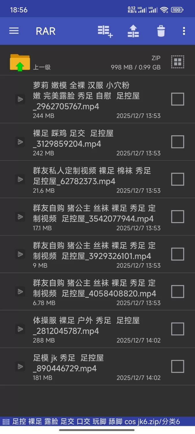 足控 裸足 露脸 足交 口交 玩脚 舔脚 cos jk6 [8-1g]