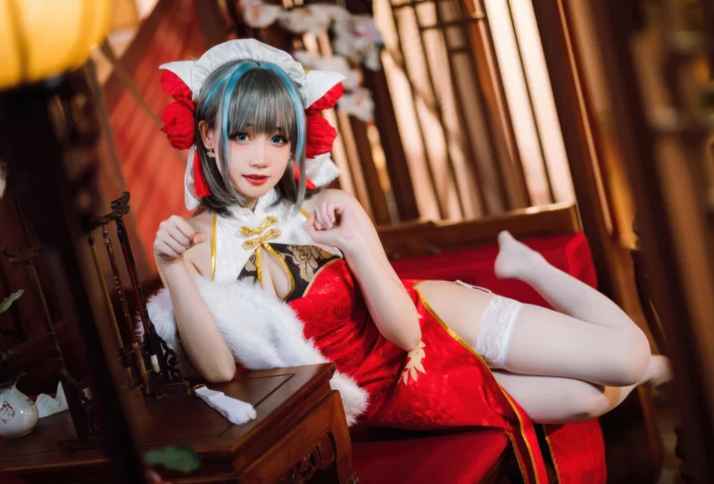 焖焖碳_柴郡 新春旗袍 [29P] [29P-260m]