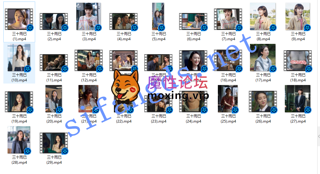 AI《AI推演视频》国产剧三十而已 主演毛晓彤-江疏影-童瑶！《29V+123M-百度》