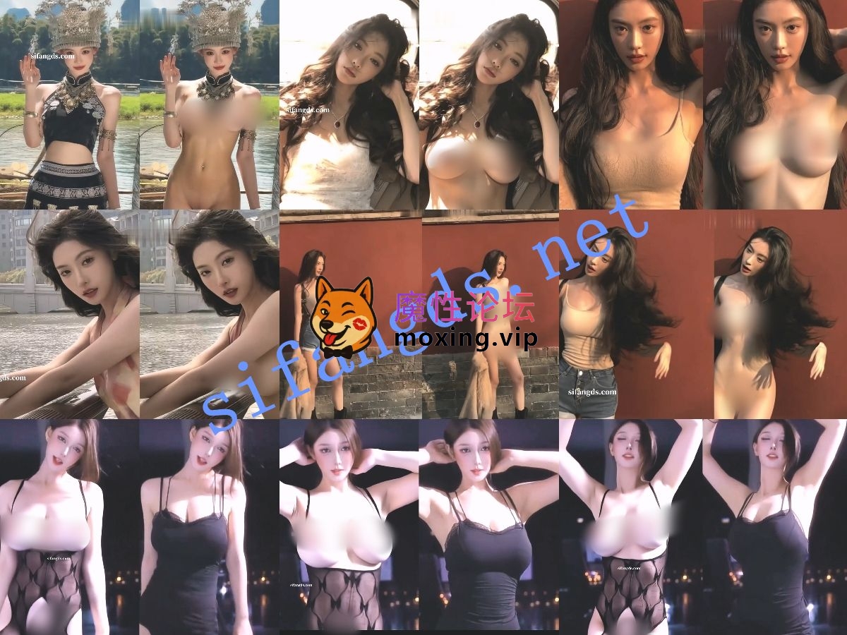 AI《AI重磅》白鹿 斗鱼米娜 毛晓彤 迪迪不畏大神最新制作《4V+1.06G-百度》